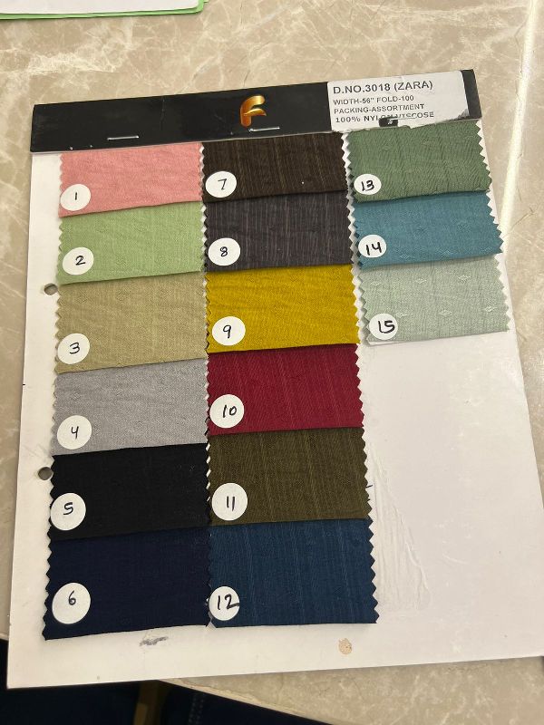 D.NO. 3018 Nylon Viscose Fabric