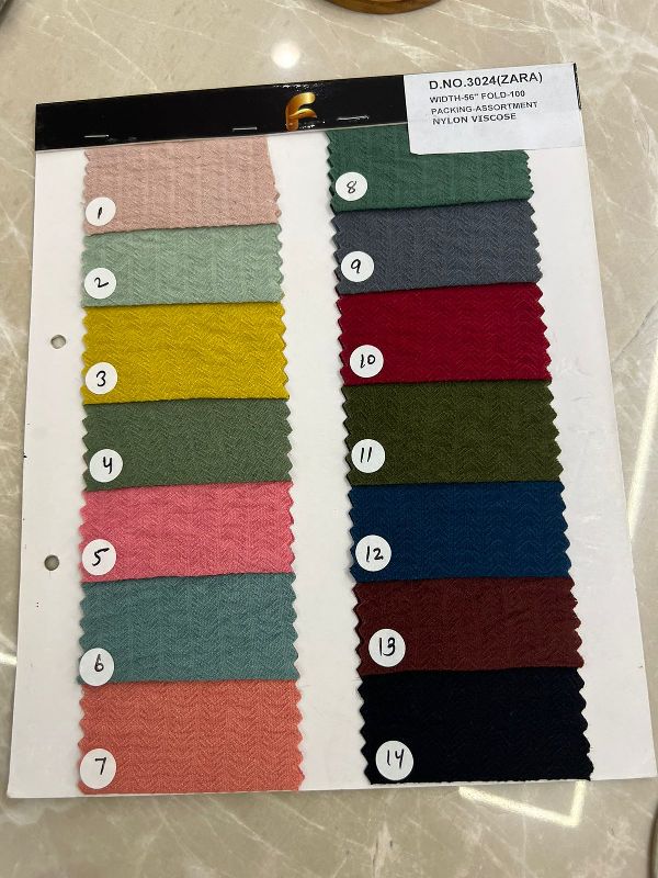 D.NO. 3024 Nylon Viscose Fabric