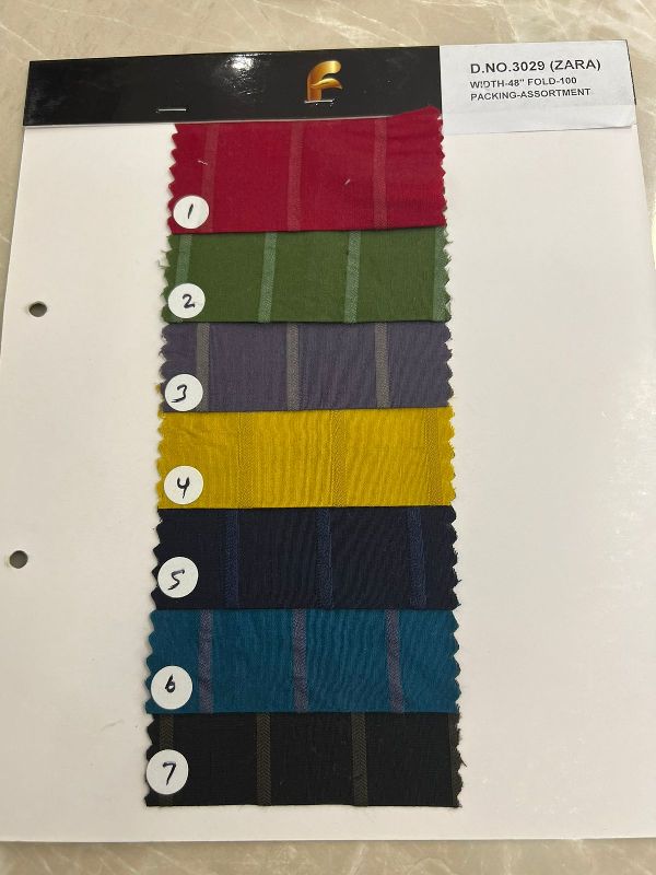 D.NO. 3029 Polyester Viscose Fabric
