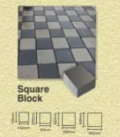 Square Matt Finish Blocks