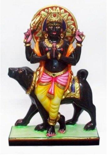 Black Marble Kal Bhairav Statue