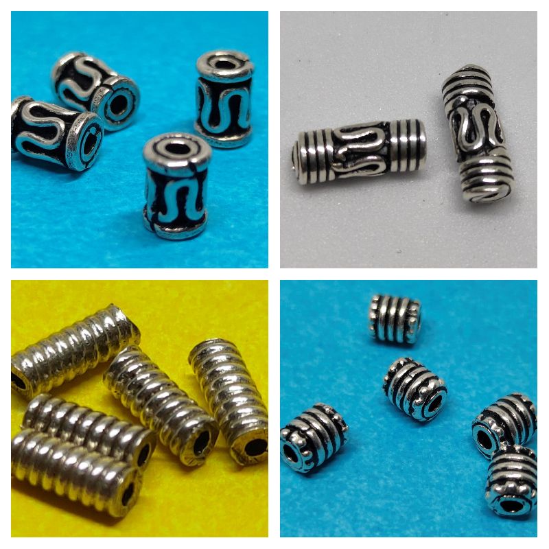 925 Silver Tube Beads