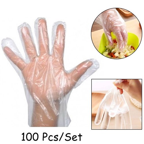 Powder Free Food Industries Plastic Gloves