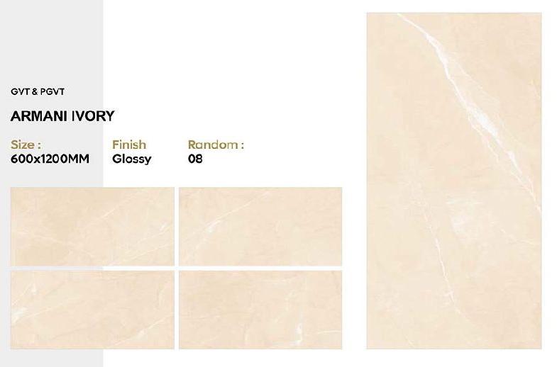 Armani Ivory GVT Glossy Tiles
