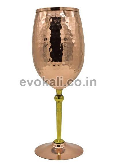 Traditional Copper Wine Glass
