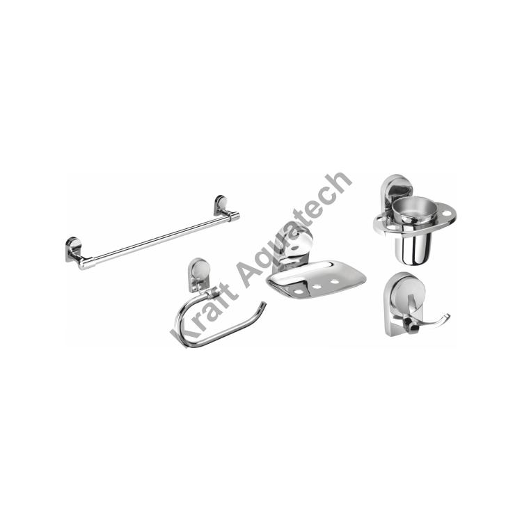 5 Piece Pearl Series Bathroom Accessories Set