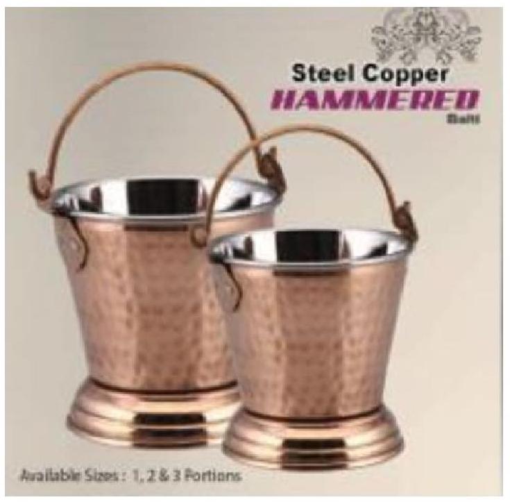 Copper SS Table Wares Bucket