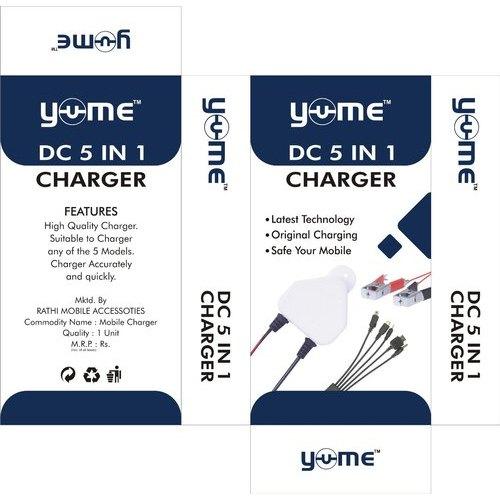 DC 5 in 1 Charger Packaging Box