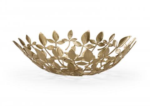 Bael Leaf Brass Bowl