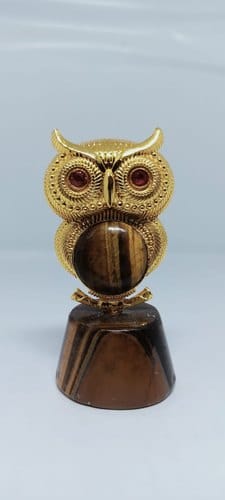 Owl Tiger Eye Stone