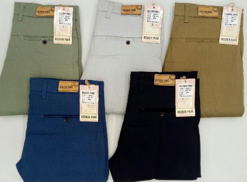 Mens Plain Cotton Trouser ManufacturerSupplier In Ludhiana