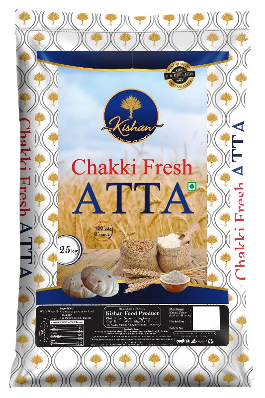 Kishan Chakki Fresh Atta-25kg