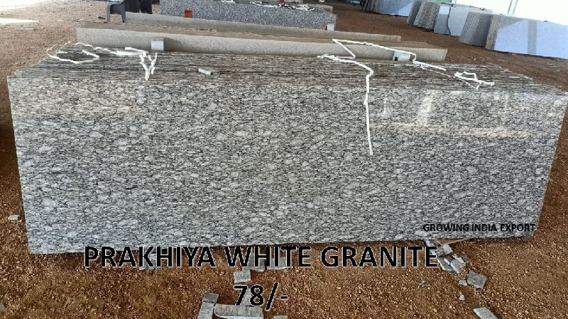 Prakhiya White Granite Slabs