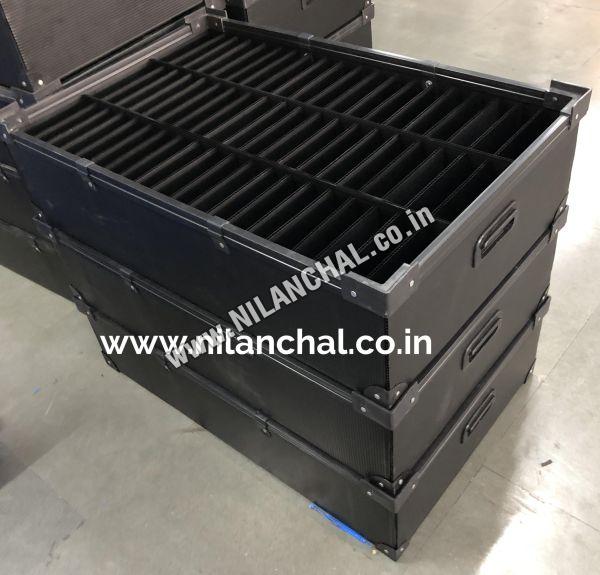 ESD PP Corrugated Conductive Bins