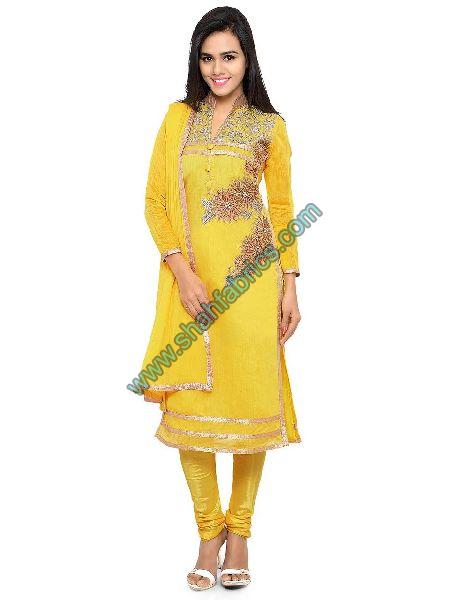 Chanderi Unstitched Suits