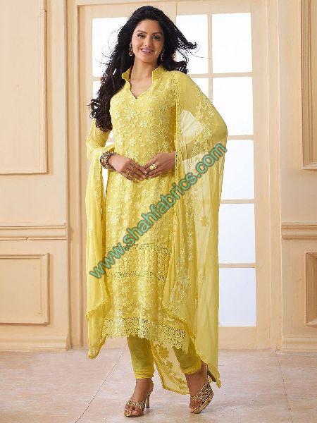 Chiffon Embroidered Suits