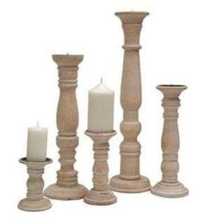 Wooden Tea Light Candle Holder