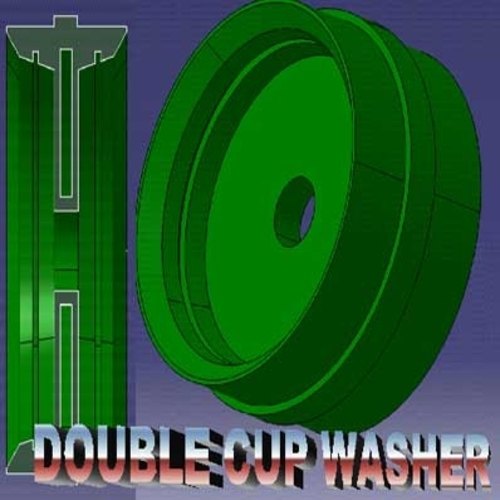 Rubber Double Cup Washers
