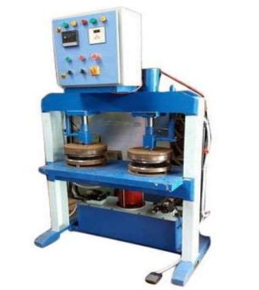 Semi Automatic Double Die Double Cylinder Paper Plate Making Machine