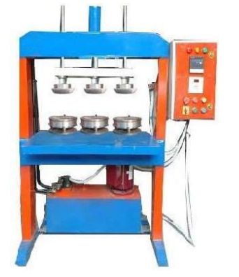 Semi Automatic Triple Die Paper Plate Making Machine