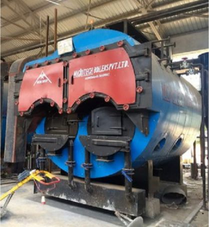 Wood & Coal Fired 1000 kg/hr Package Steam Boiler