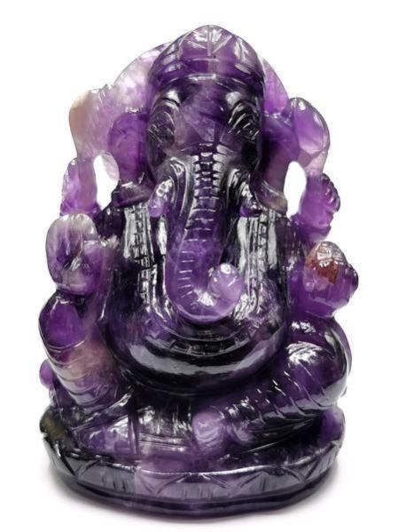 Amethyst Ganesha Statue