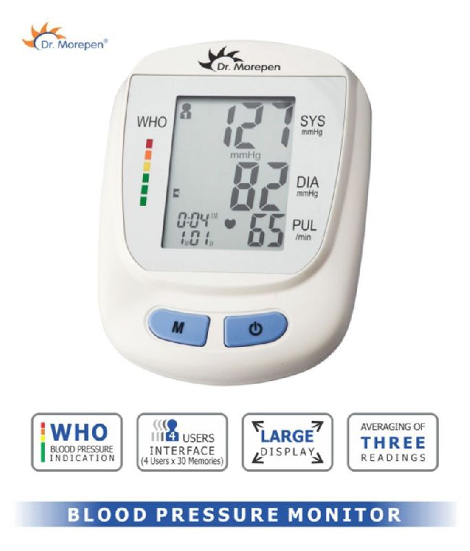 Dr. Morepen BP-09 BP 09 Fully Automatic Bp Monitor  (White)