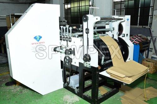 Paper Bag Making Machine With 4 Colour Flexographic Printing