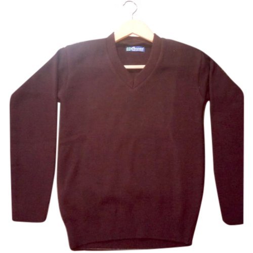 Brown School Uniform Sweater
