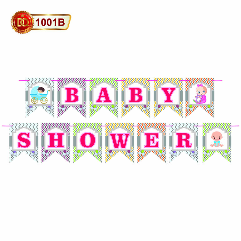Paper Baby Shower Banner