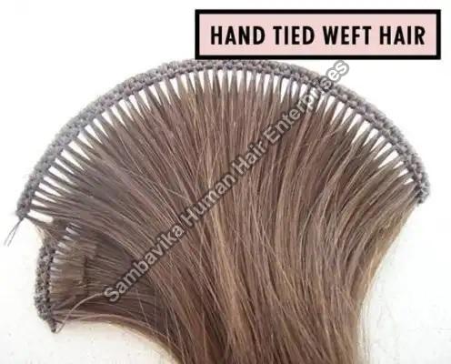 Brown Hand Tied Weft Hair