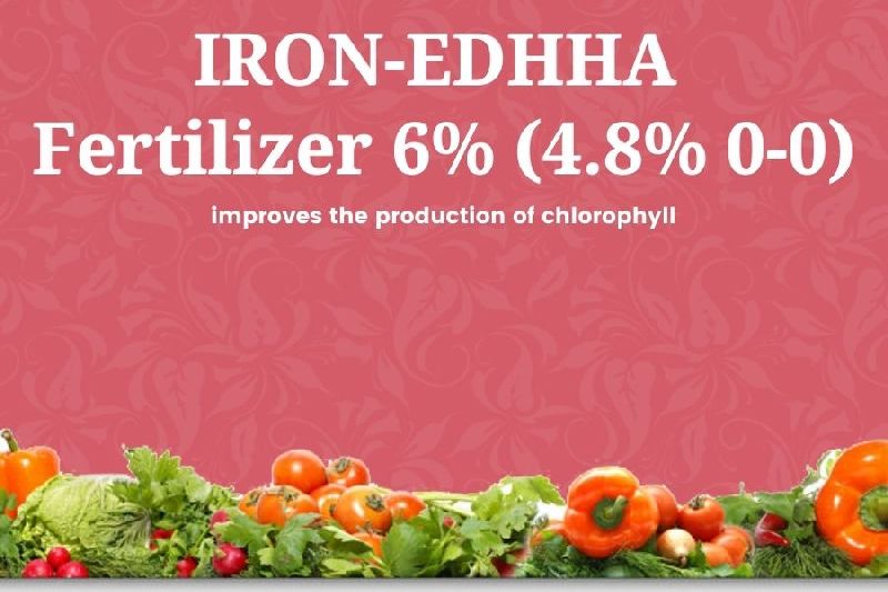Iron-EDHHA Fertilizer 6% (4.8% 0-0)