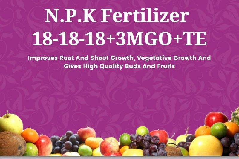 N.P.K Fertilizer 18-18-18+3MGO+TE