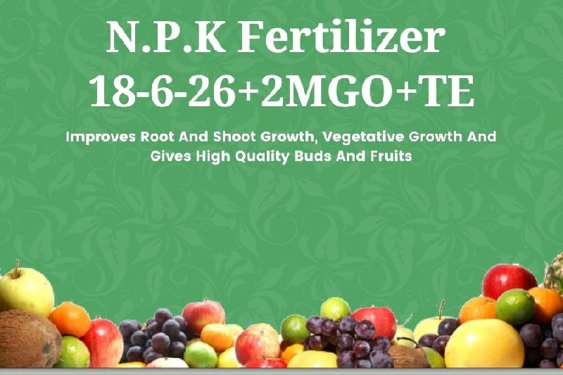 N.P.K Fertilizer 18-6-26+2MGO+TE