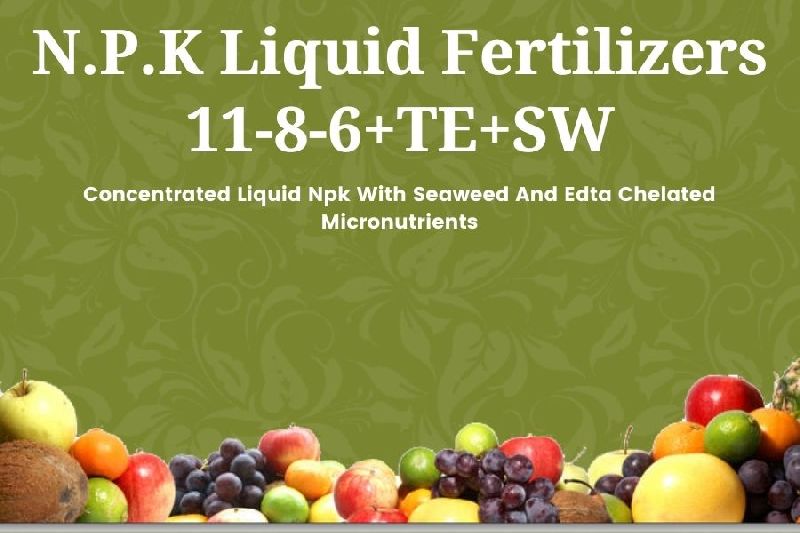 NPK Liquid Fertilizer 11-8-6+TE+SW