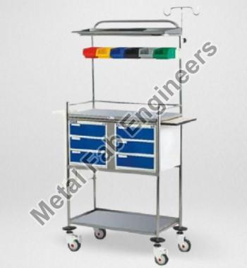 Plastic Cabinet Crash Cart Trolley