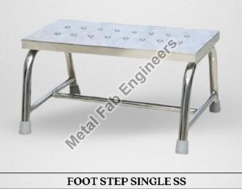 Stainless Steel Single Foot Step