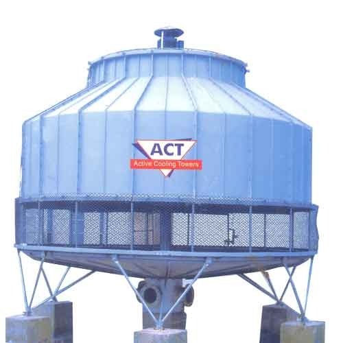FRP 100 TR Round Bottle Shape Cooling Tower