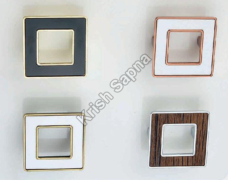 2 Square Fancy Drawer Knobs