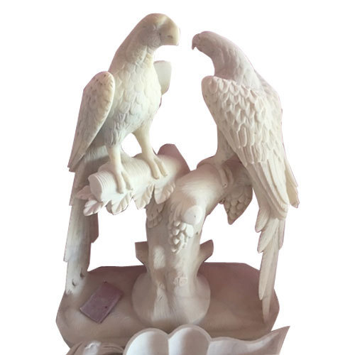 Marble Sparrow Statue