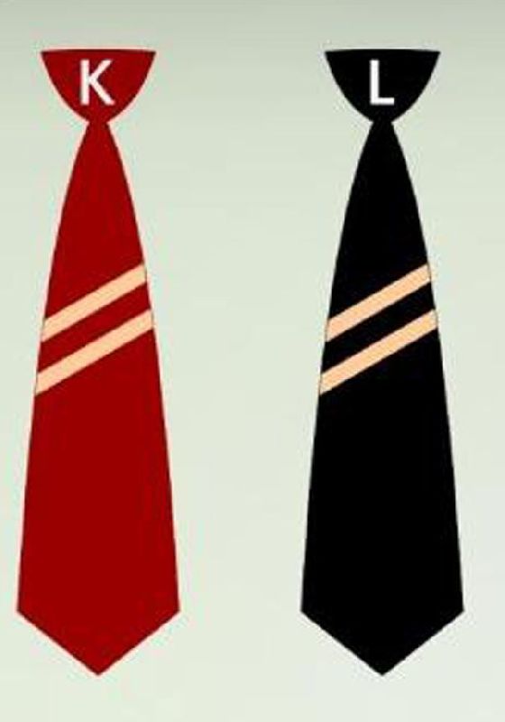 Colored Step School Tie