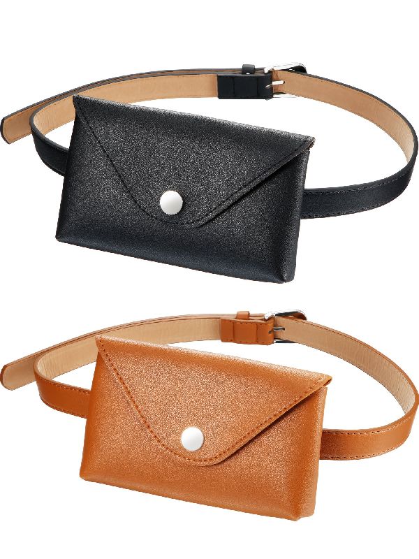 Leather Belt Pouch Bags