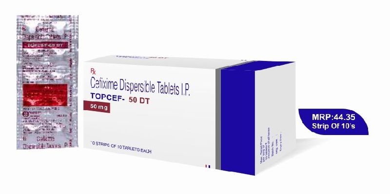 Topcef 50 DT Tablets
