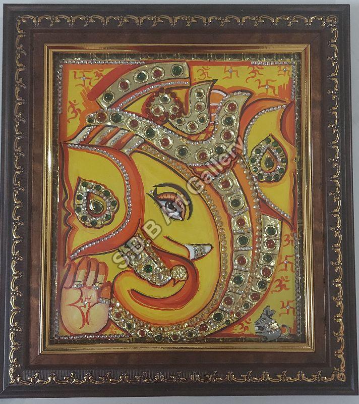 Lord Ganesha Tanjore Paintings