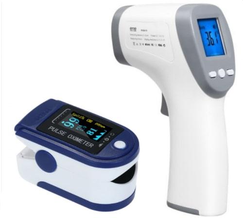 Oximeter & Infrared Thermometer Set
