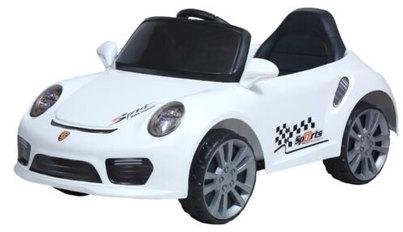 White Battery Operated Ride On Car