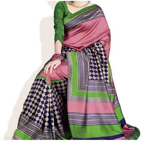 Printed Silk Saree