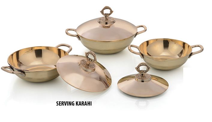 Copper Serving Karahi