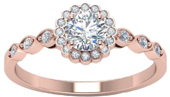 Evergreen Cathedral Solitaire Ring (LC7854) - .57ct Baguette Diamond -  megan thorne