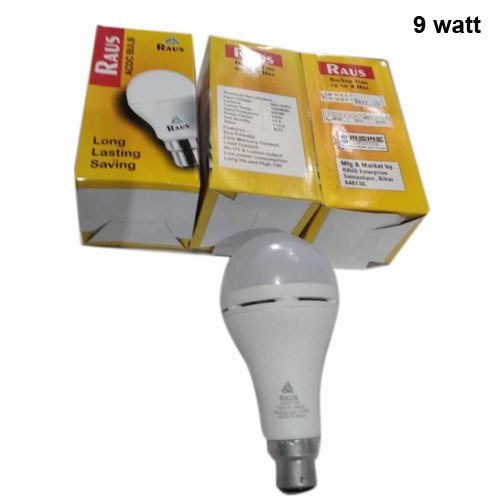 9 Watt Rechargeable LED Bulb